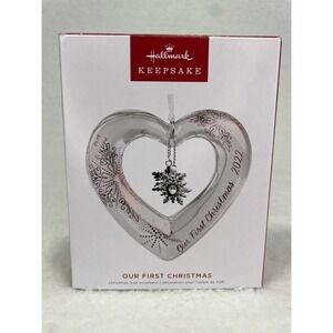 Hallmark Keepsake Our First Christmas 2022 Ornament NIB